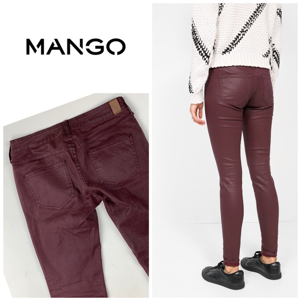 Mango 🥭 Belle Coated Skinny Jeans👖